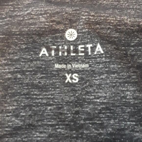 Athleta Sz XS Gray Chaturanga Capri leggings - Picture 3 of 12